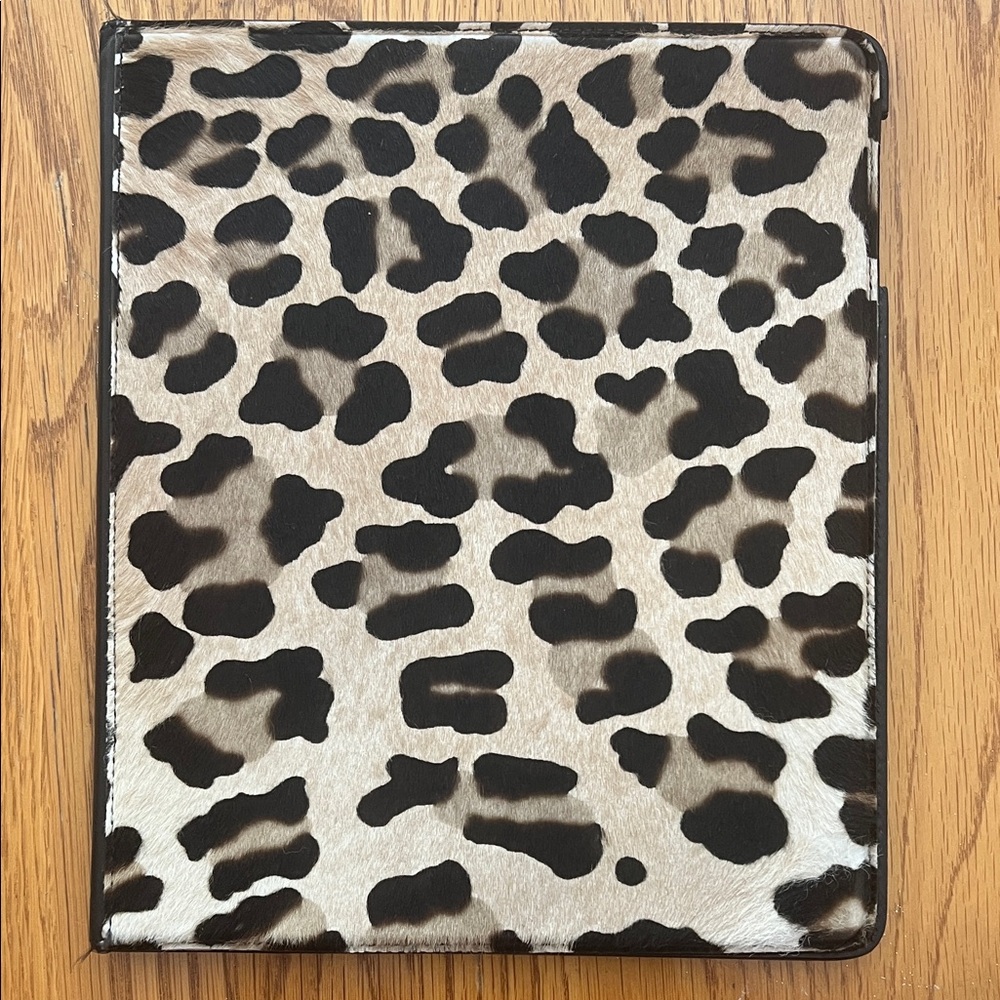 Authentic Burberry Prorsum Black Leather iPad Case